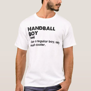 Camiseta Definición de Niño de Balonmano Chistoso Jugador d