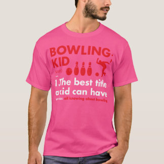 Camiseta Definición de niño deportivo bolos niño divertido