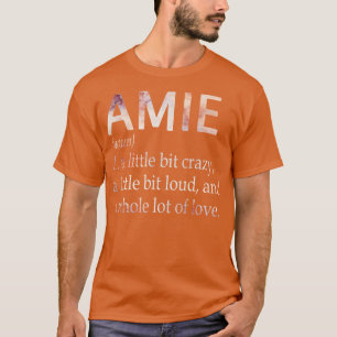 Camiseta Definición de nombre de Chica Amie