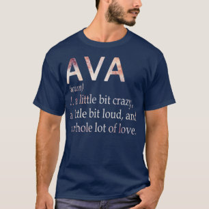 Camiseta Definición de nombre de Chica Ava