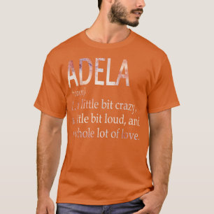 Camiseta Definición de nombre de Chica de Adela