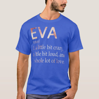 Camiseta Definición de nombre de Chica de Eva