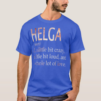 Camiseta Definición de nombre de Chica de Helga