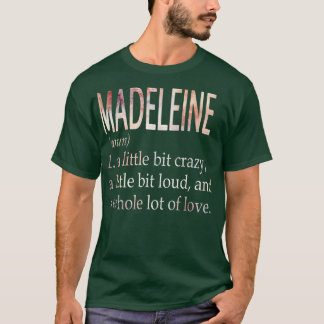 Camiseta Definición de nombre de Chica de Madeleine