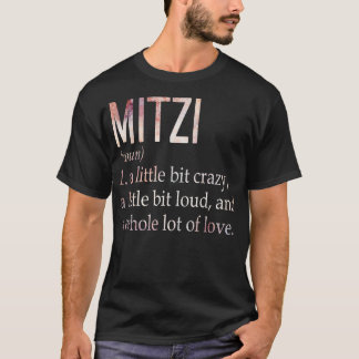Camiseta Definición de nombre de Chica de Mitzi