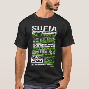Camiseta Definición de nombre de Chica de Sofía
