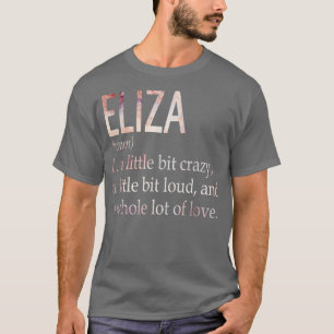 Camiseta Definición de nombre de Chica Eliza