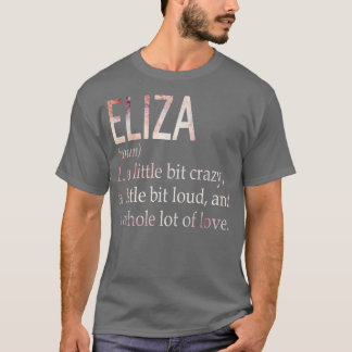 Camiseta Definición de nombre de Chica Eliza