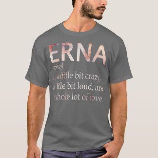 Camiseta Definición de nombre de Chica Erna