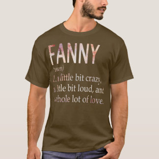 Camiseta Definición de nombre de Chica Fanny