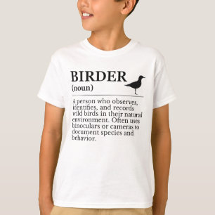 Camiseta Definición de observador de aves silvestres