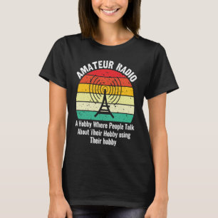 Camiseta Definición de operador de radio aficionado de radi