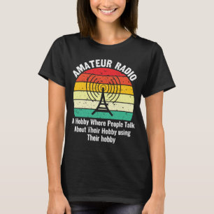Camiseta Definición de operador de radio aficionado de radi