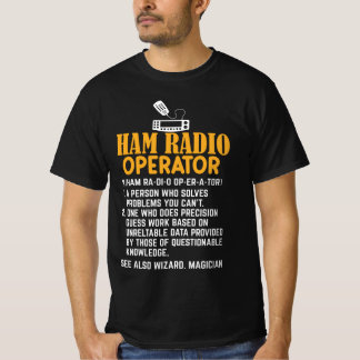 Camiseta Definición de operador de radio de Ham