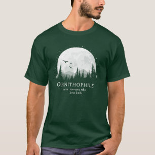 Camiseta Definición de ornitofilia Ave Lover