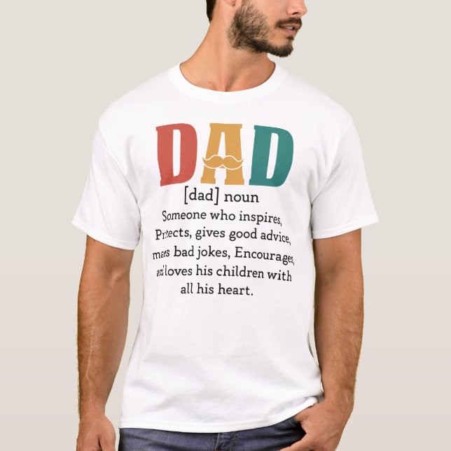 Camiseta Definición de padre (Anverso)