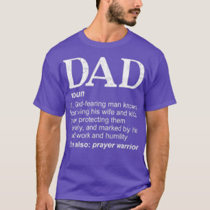 Camiseta Definición de padre cristiano Día DAD