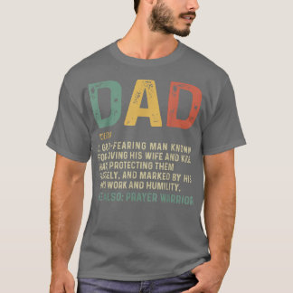 Camiseta Definición de padre cristiano Día DAD 