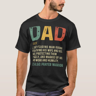 Camiseta Definición de padre cristiano Día de padre 1