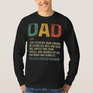Camiseta Definición de padre cristiano Día de padre 1