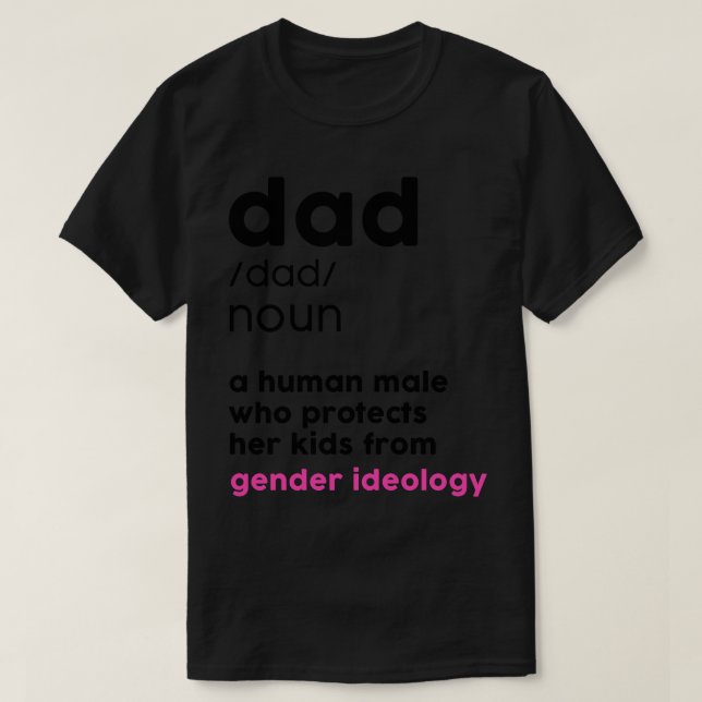 Camiseta Definición de papá (Diseño del anverso)