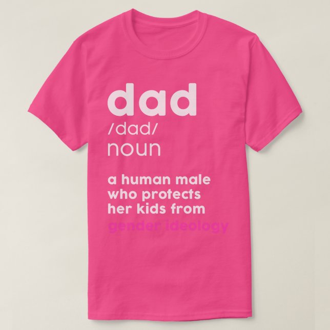 Camiseta Definición de papá 2 (Diseño del anverso)