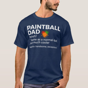 Camiseta Definición de Papá Divertido de Paintball Niño de