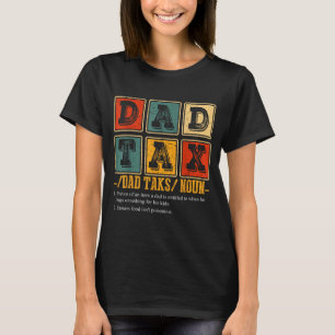 Camiseta Definición de papá divertido retro impuesto Papá h