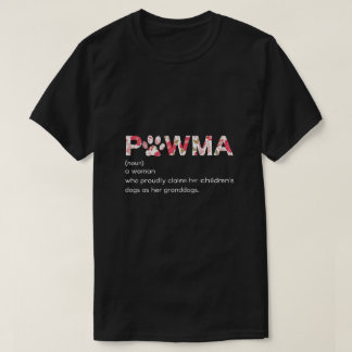 Camiseta Definición de Pawma con papel floral