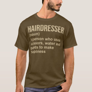 Camiseta Definición de peluquero