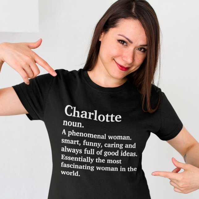 Camiseta Definición de Personalizado de nombres personaliza (Subido por el creador)