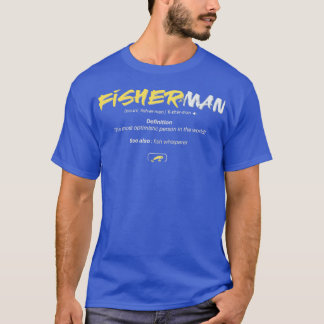 Camiseta Definición de pescador La persona más optimista