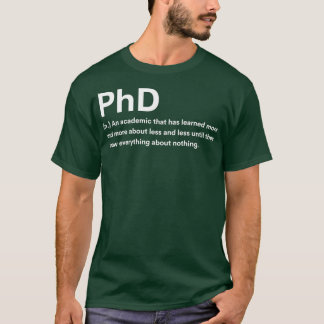 Camiseta Definición De Phd 3
