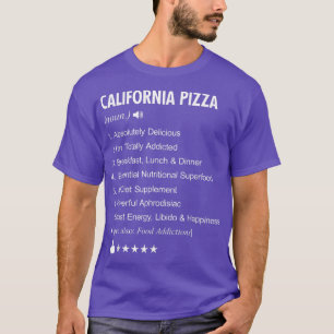 Camiseta Definición de pizza de California que significa di