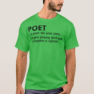 Camiseta Definición de poeta