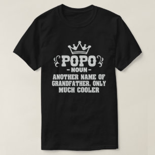Camiseta Definición de Popo Significado Divertido Regalo pa