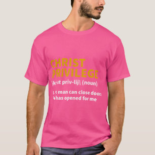 Camiseta Definición de Privilegio de Cristo - Fausto Cristi