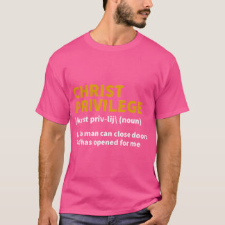 Camiseta Definición de Privilegio de Cristo - Fausto Cristi