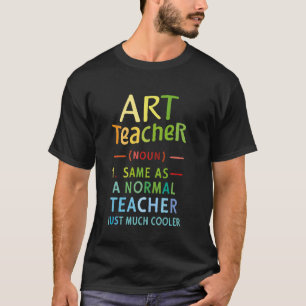 Camiseta Definición de profesor de arte divertida para volv