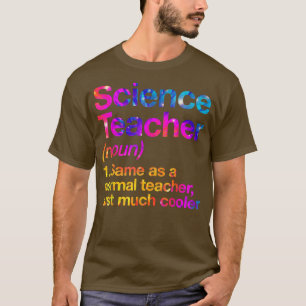 Camiseta Definición de profesor de ciencia Primer día de ti