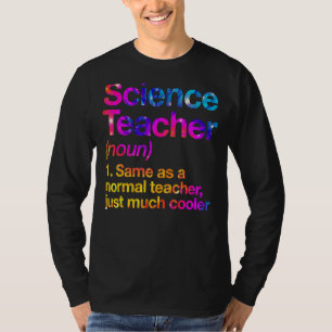 Camiseta Definición de profesor de ciencia Primer día de ti