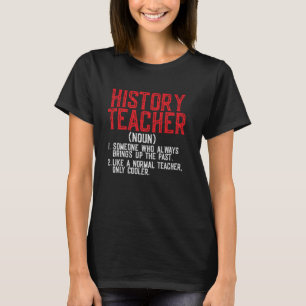 Camiseta Definición de profesor de historia cita divertida
