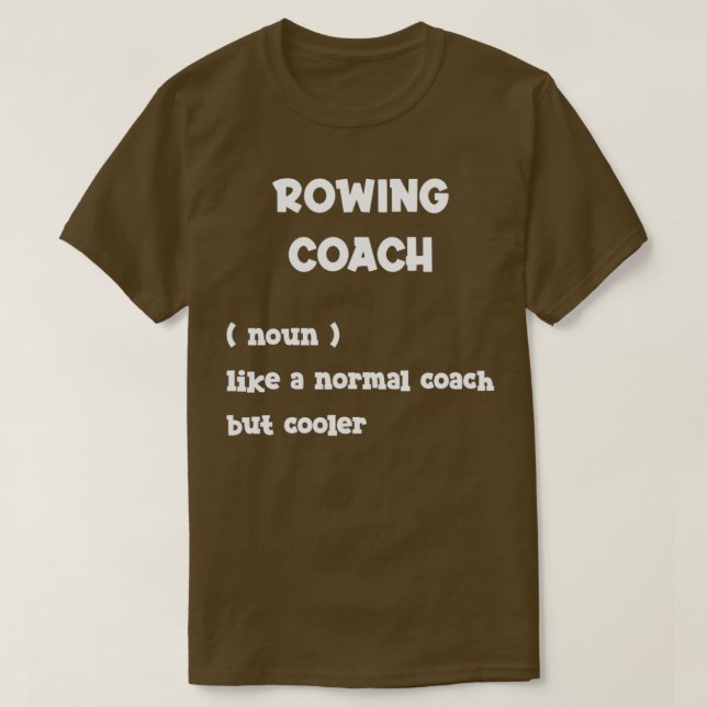 Camiseta Definición de profesor de remo (Diseño del anverso)