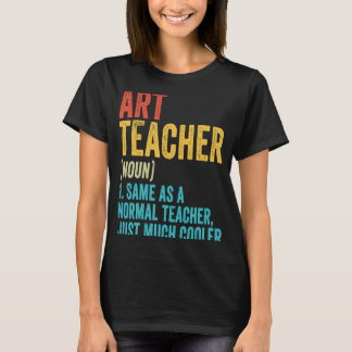 Camiseta Definición De Profesora De Arte Vintage Estudiante