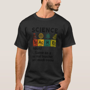 Camiseta Definición de profesora de ciencias STEM Té para m