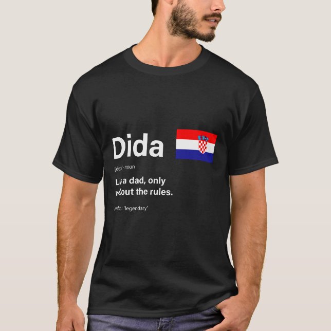Camiseta definición de regalo del día de los padres por did (Anverso)