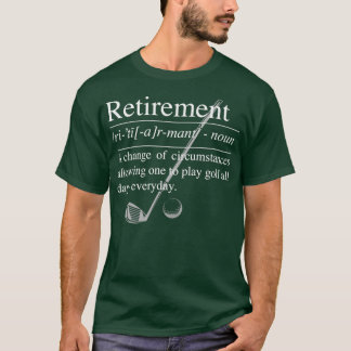Camiseta Definición de retiro de GOLF