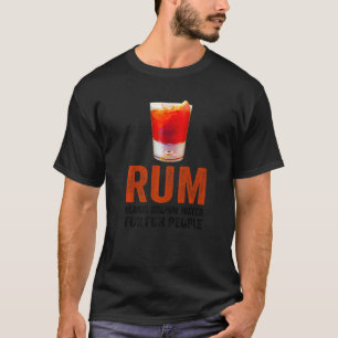 Camiseta Definición De Rum Agua Marrón Mágica Para Gente Di