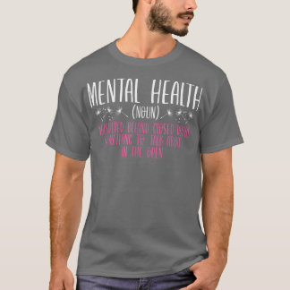 Camiseta Definición de Salud Mental - Enfermedad Cerebral H