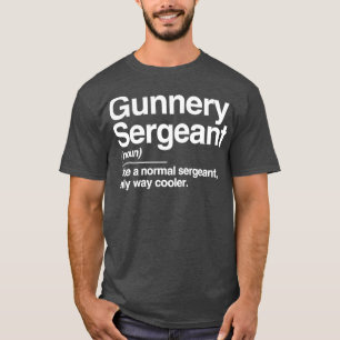 Camiseta Definición de sargento de Gunnery